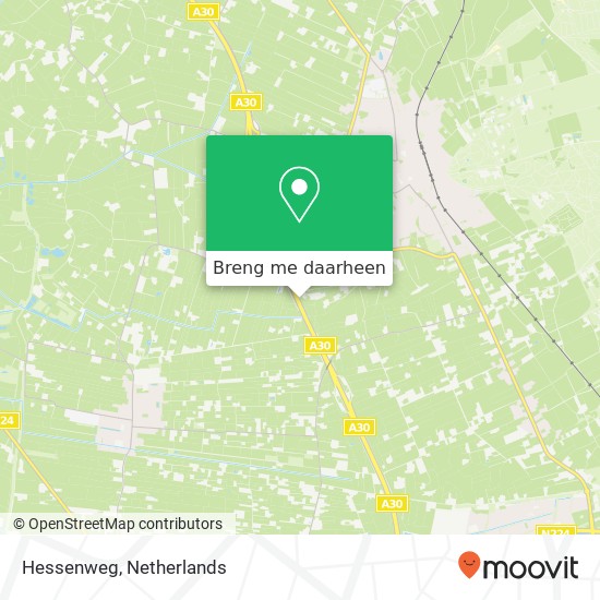 Hessenweg kaart