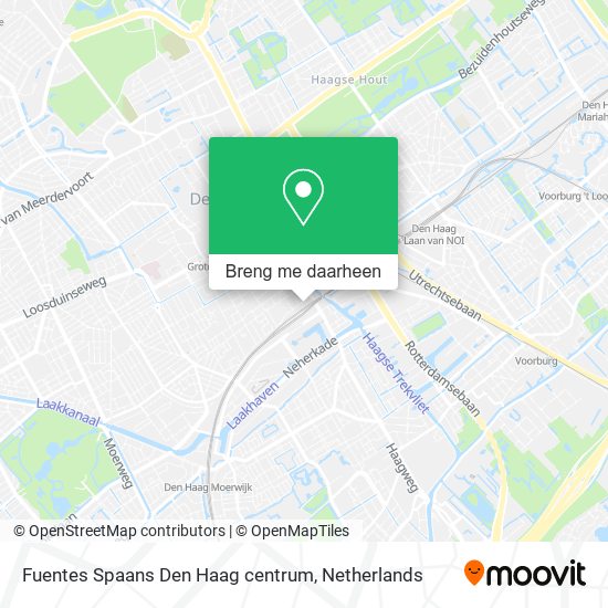 Fuentes Spaans Den Haag centrum kaart