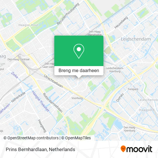 Prins Bernhardlaan kaart