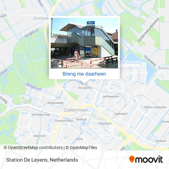 Station De Leyens kaart