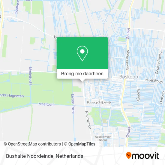 Bushalte Noordeinde kaart