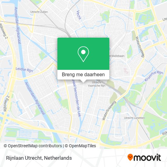 Rijnlaan Utrecht kaart