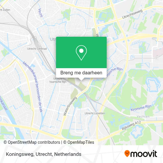 Koningsweg, Utrecht kaart