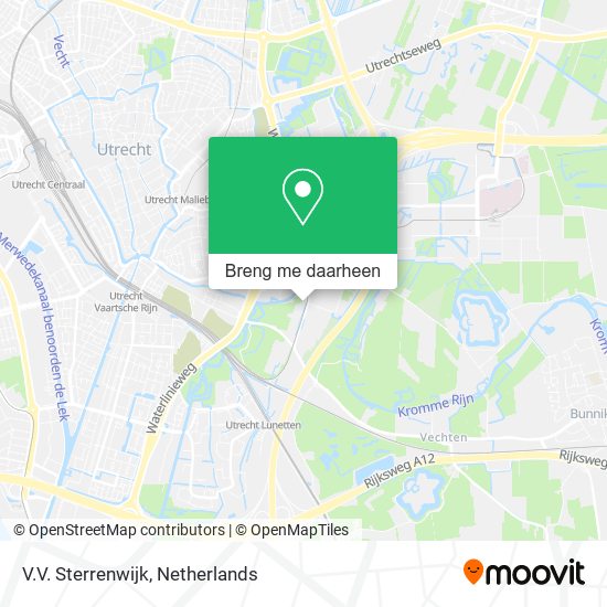 V.V. Sterrenwijk kaart
