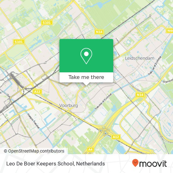 Leo De Boer Keepers School kaart