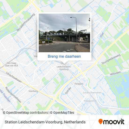 Station Leidschendam-Voorburg kaart