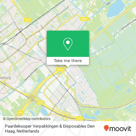 Paardekooper Verpakkingen & Disposables Den Haag kaart