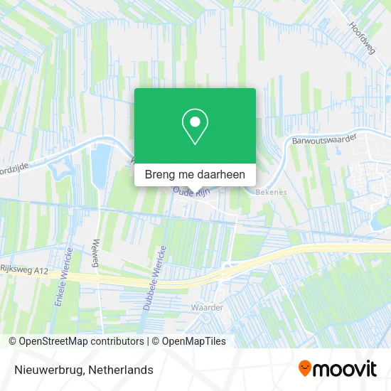 Nieuwerbrug kaart