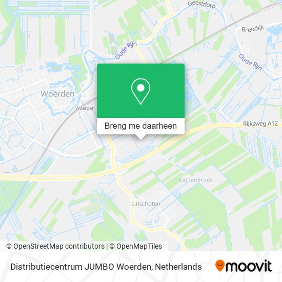 Distributiecentrum JUMBO Woerden kaart