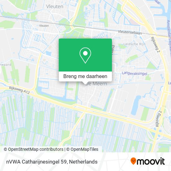 nVWA Catharijnesingel 59 kaart