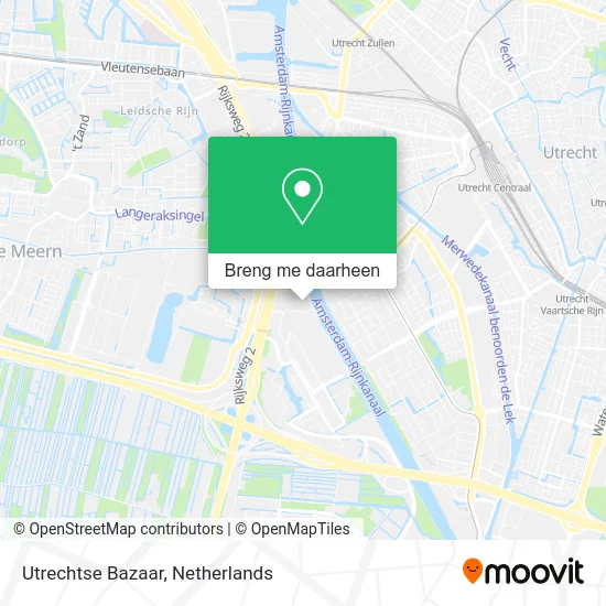 Utrechtse Bazaar kaart