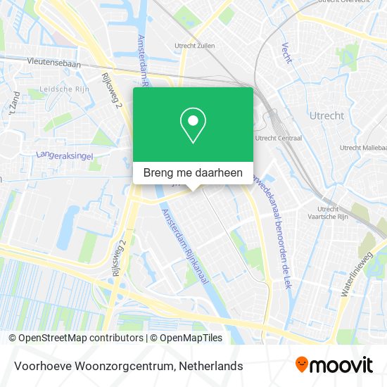Voorhoeve Woonzorgcentrum kaart