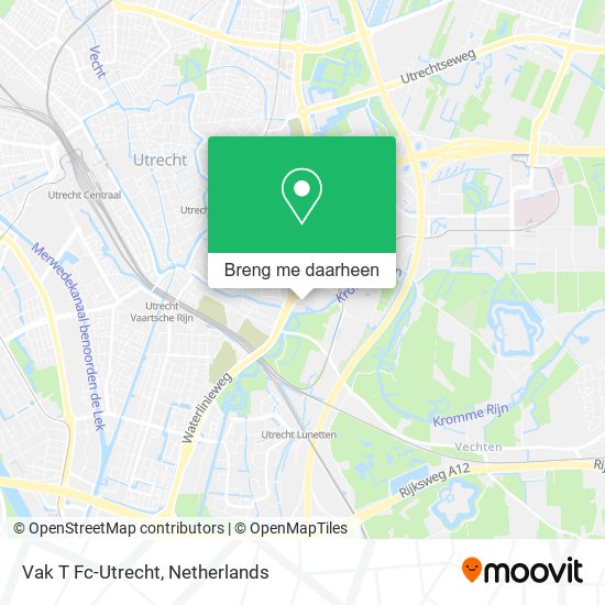 Vak T Fc-Utrecht kaart
