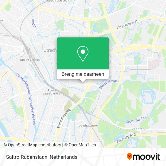 Saltro Rubenslaan kaart