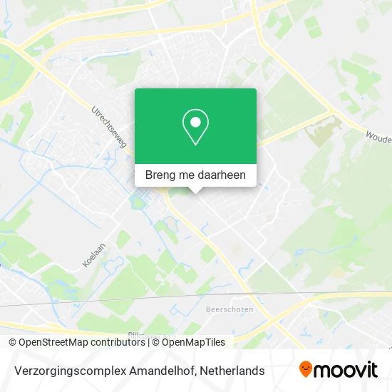 Verzorgingscomplex Amandelhof kaart