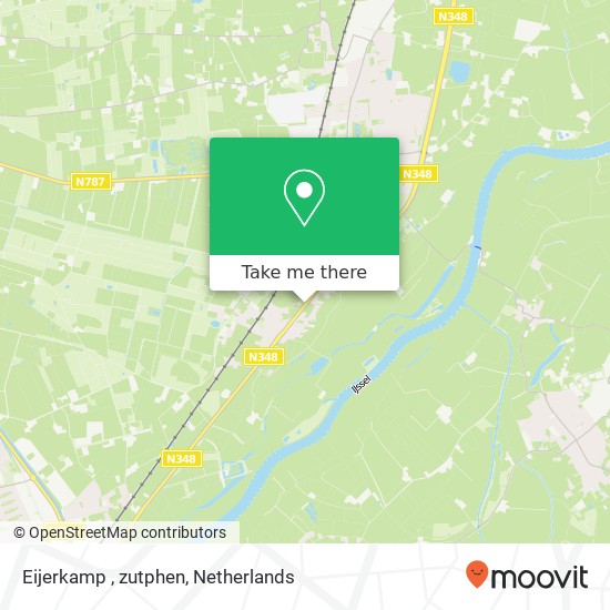 Eijerkamp , zutphen kaart