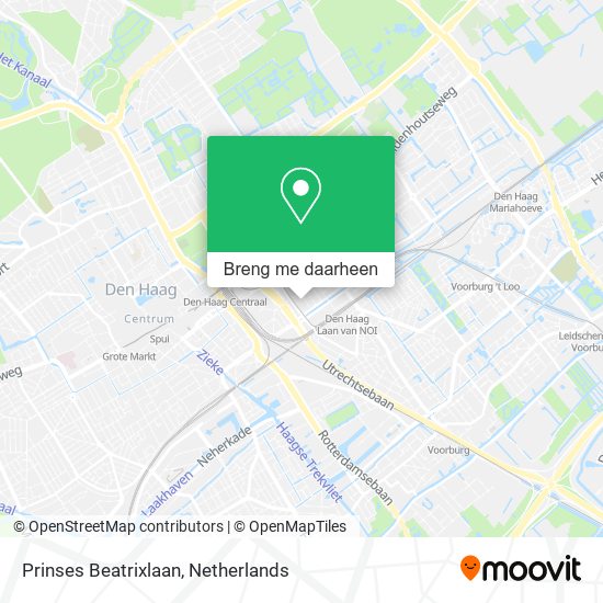 Prinses Beatrixlaan kaart