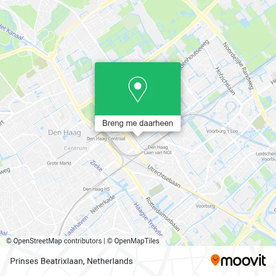 Prinses Beatrixlaan kaart