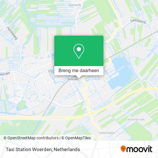 Taxi Station Woerden kaart