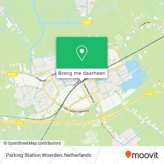 Parking Station Woerden kaart