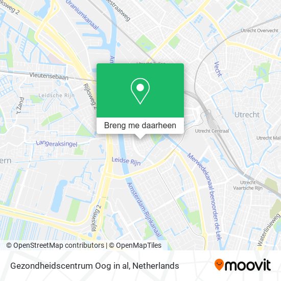 Gezondheidscentrum Oog in al kaart