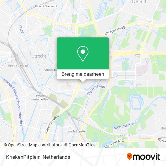 KriekenPitplein kaart