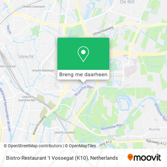 Bistro-Restaurant 't Vossegat (K10) kaart