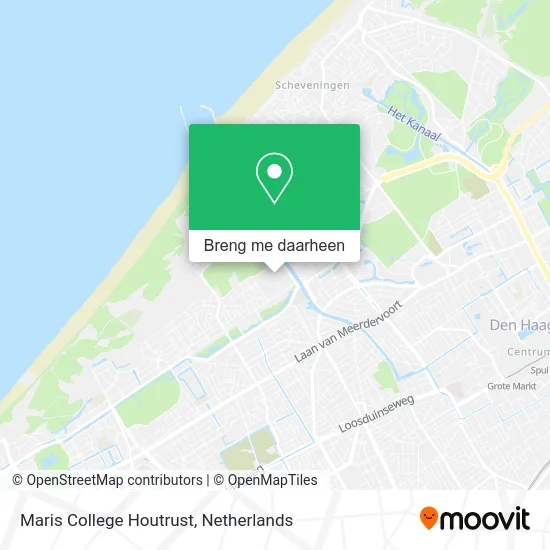 Maris College Houtrust kaart