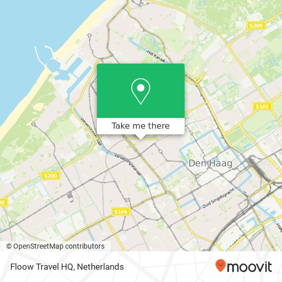 Floow Travel HQ kaart