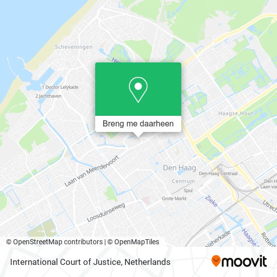 International Court of Justice kaart