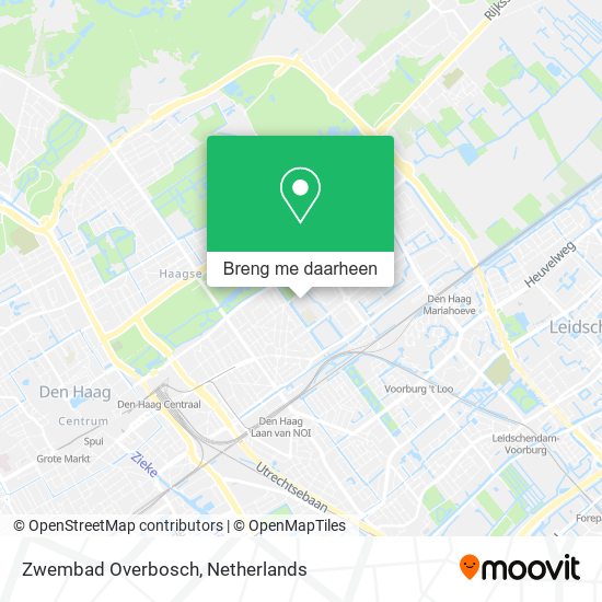 Zwembad Overbosch kaart