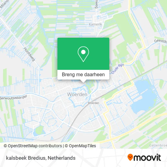 kalsbeek Bredius kaart