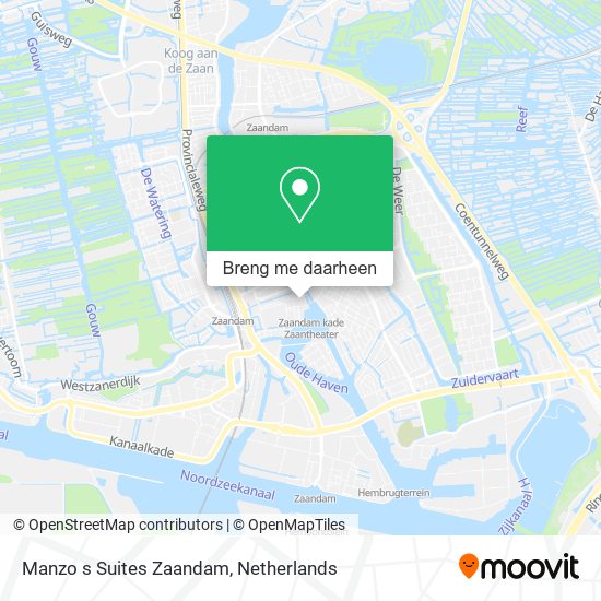 Manzo s Suites Zaandam kaart