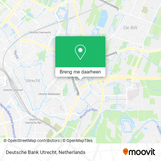 Deutsche Bank Utrecht kaart