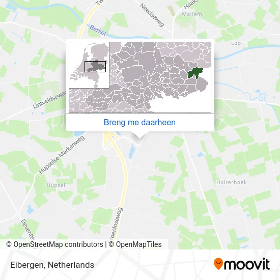 Eibergen kaart