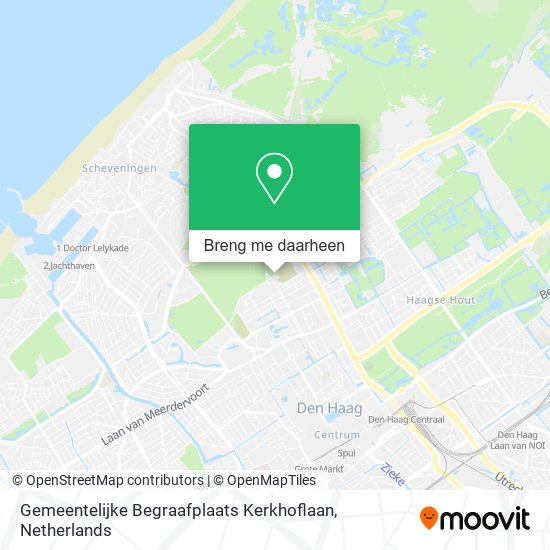 Gemeentelijke Begraafplaats Kerkhoflaan kaart