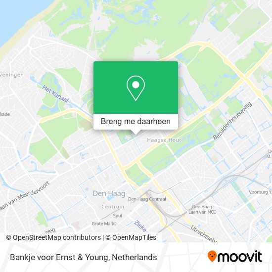 Bankje voor Ernst & Young kaart