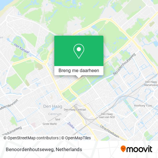 Benoordenhoutseweg kaart