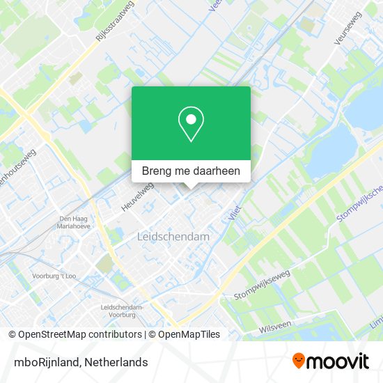 mboRijnland kaart