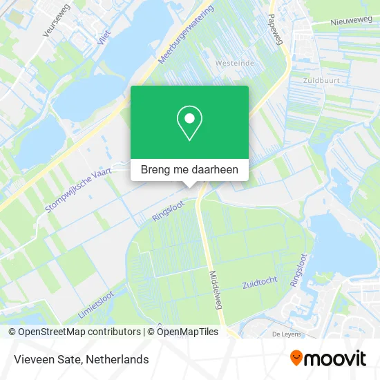 Vieveen Sate kaart