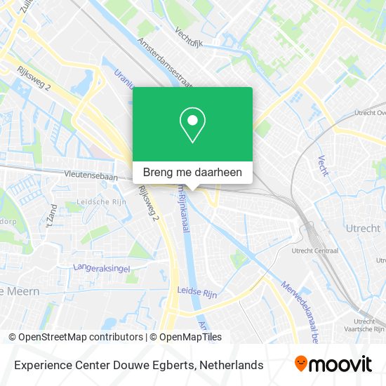 Experience Center Douwe Egberts kaart