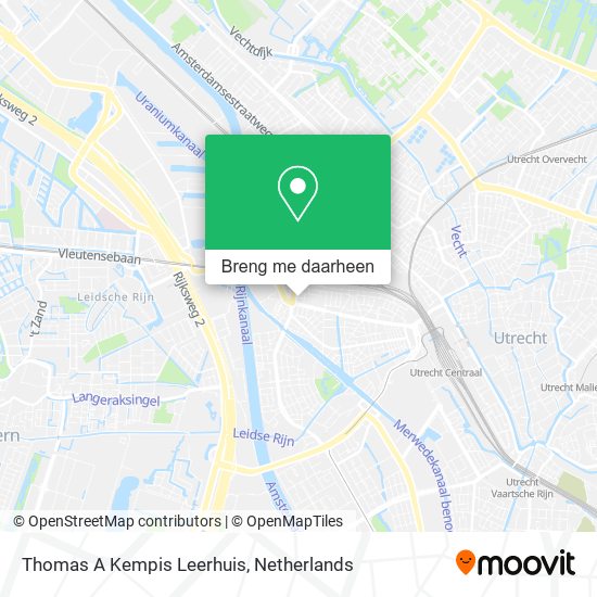 Thomas A Kempis Leerhuis kaart