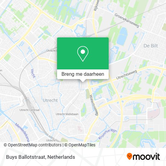 Buys Ballotstraat kaart