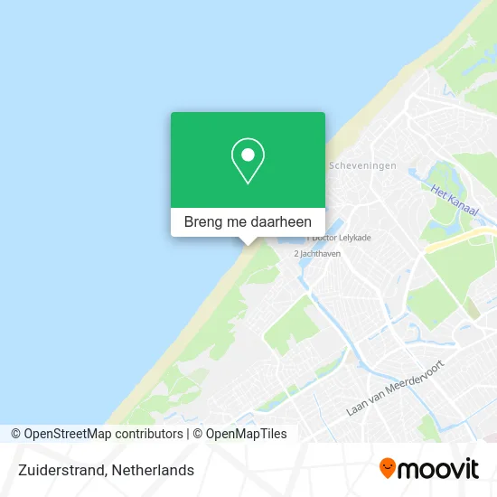 Zuiderstrand kaart