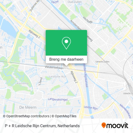 P + R Leidsche Rijn Centrum kaart
