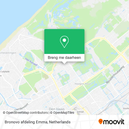 Bronovo  afdeling Emma kaart