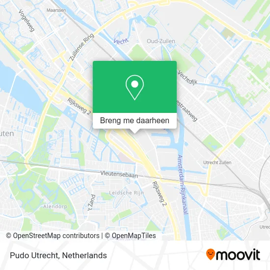 Pudo Utrecht kaart