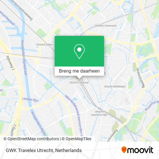 GWK Travelex Utrecht kaart