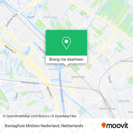 Beslaghuis Midden Nederland kaart