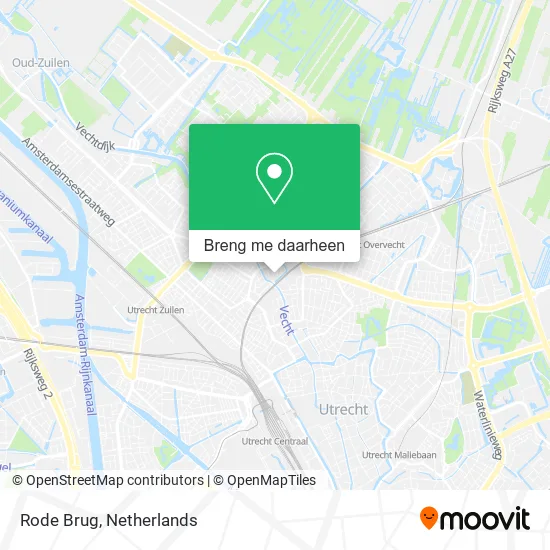 Rode Brug kaart